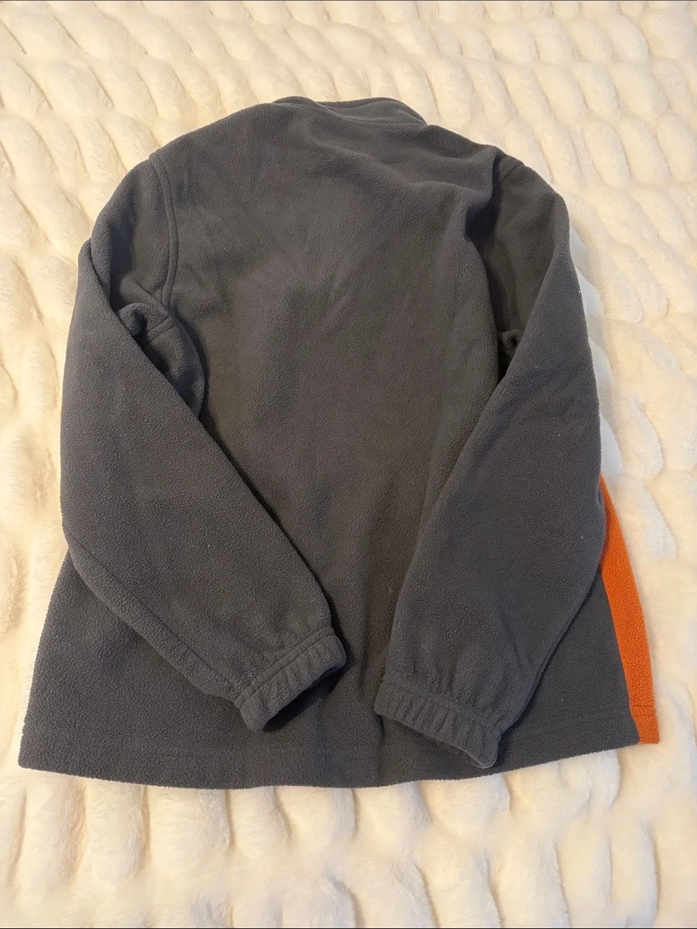 tek gear Charcoal Fleece Jacket with Orange C4